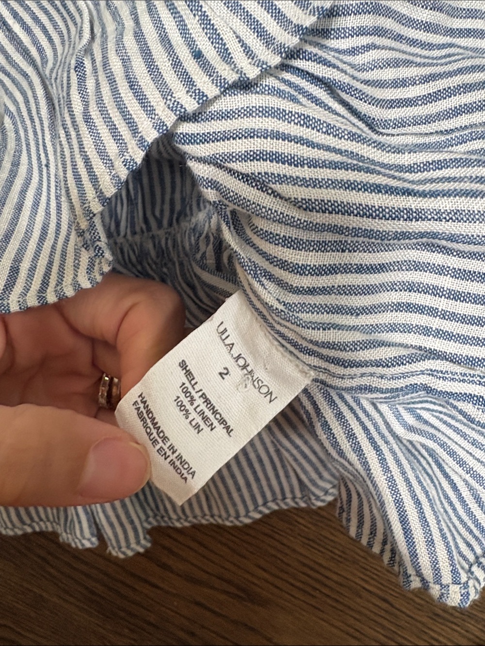 Ulla Johnson Paloma linen ruffle top - Picture 4 of 4